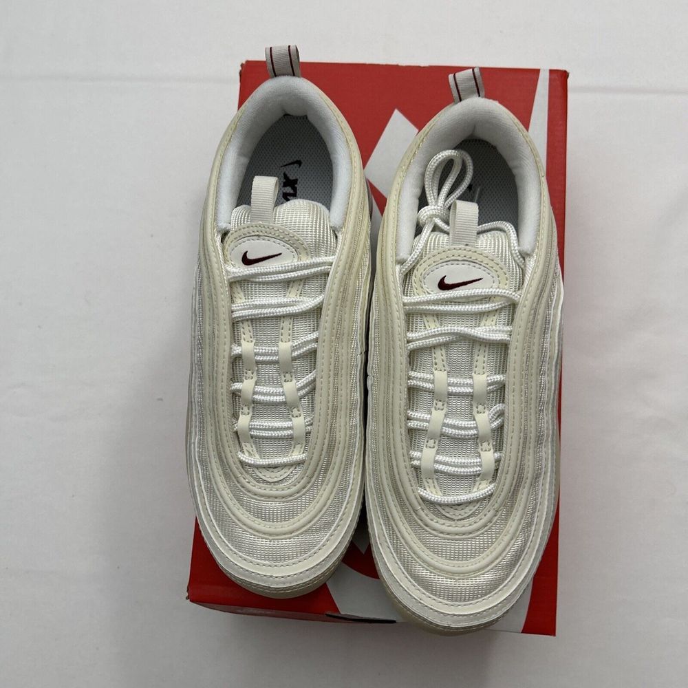 Nike‎ Womens Air Max 97 Sneakers Shoes Light Bone Size 8.5/ White SKU #2963